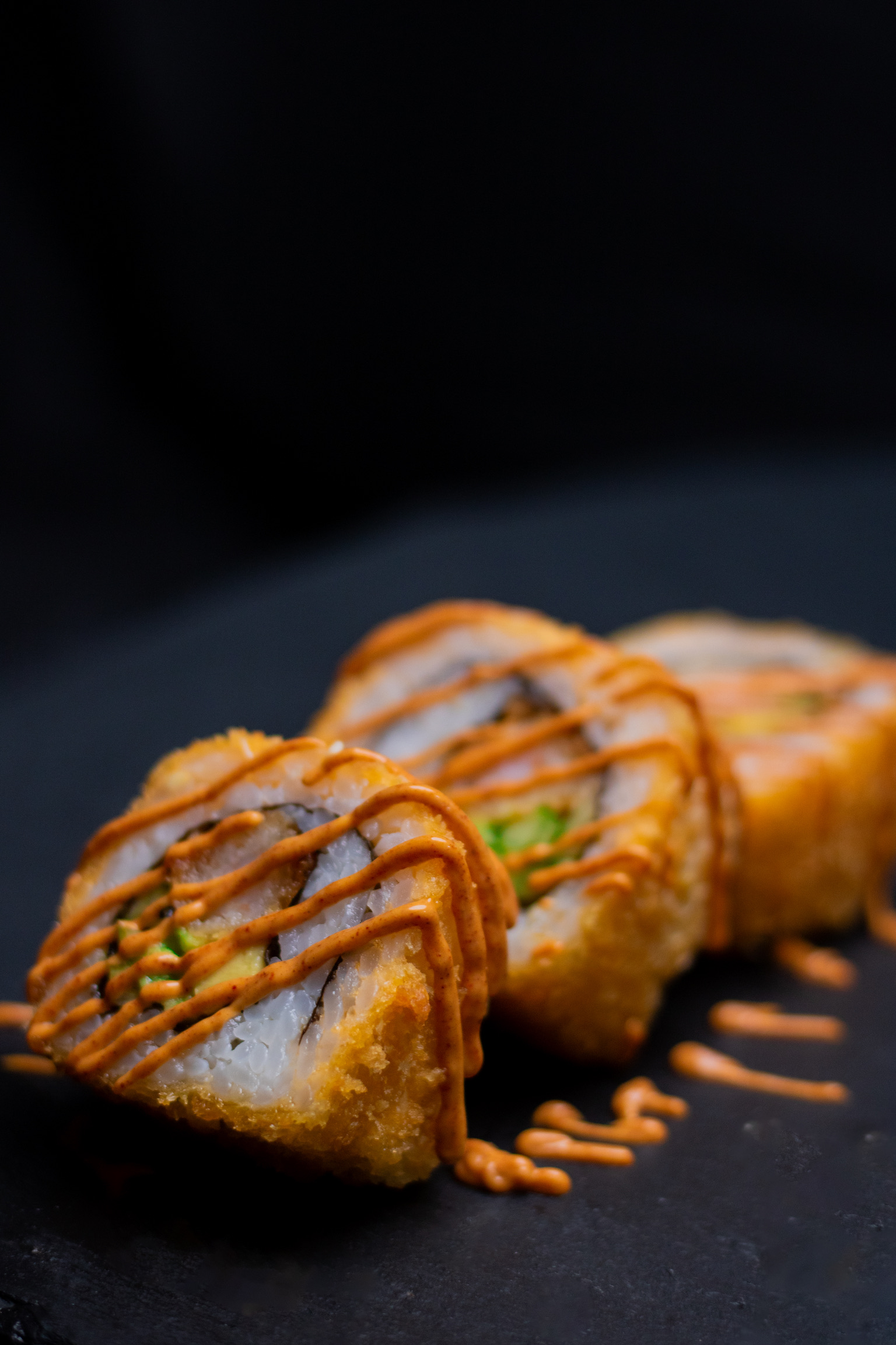 Fried shrimp tempura roll