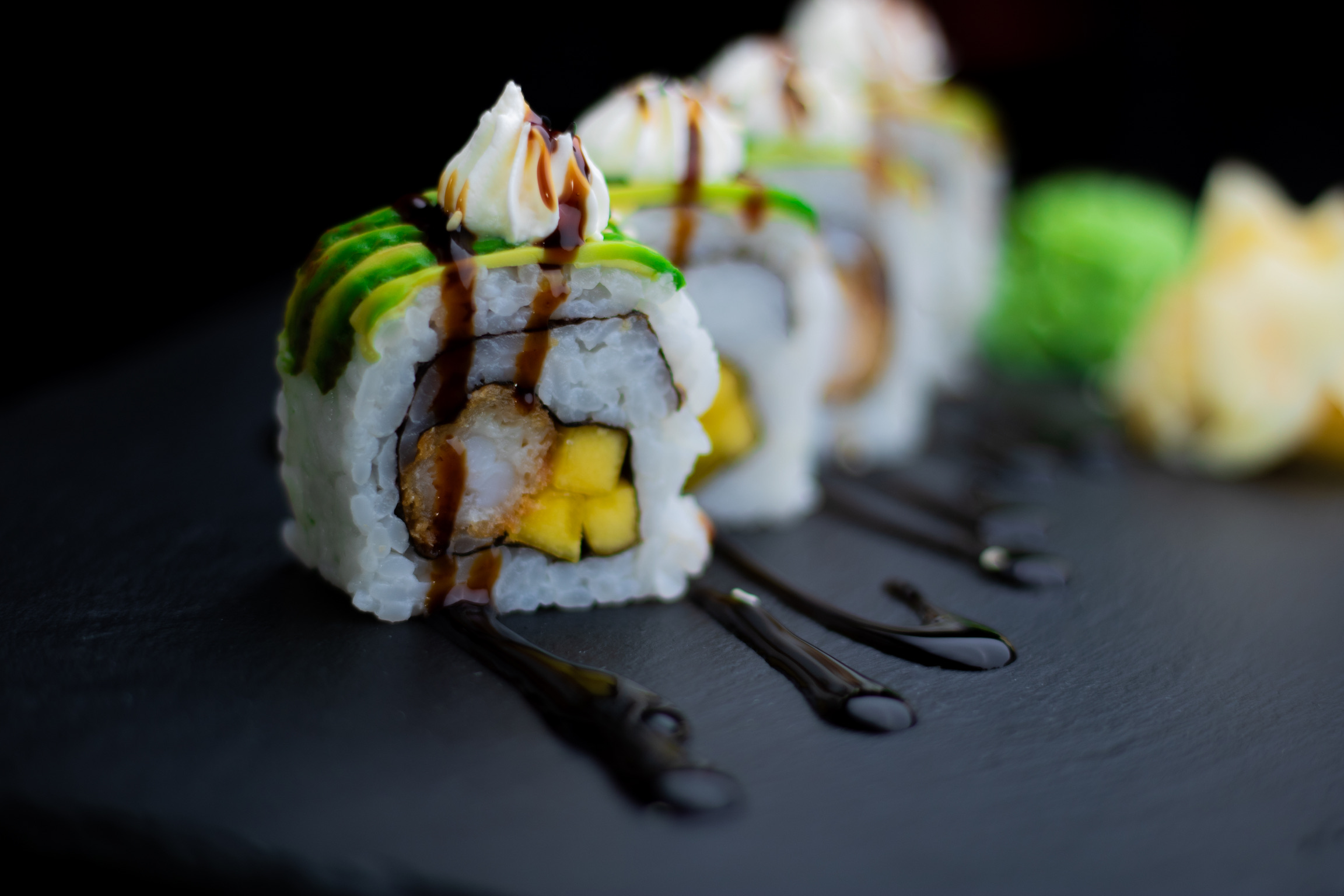 Tropical dragon roll