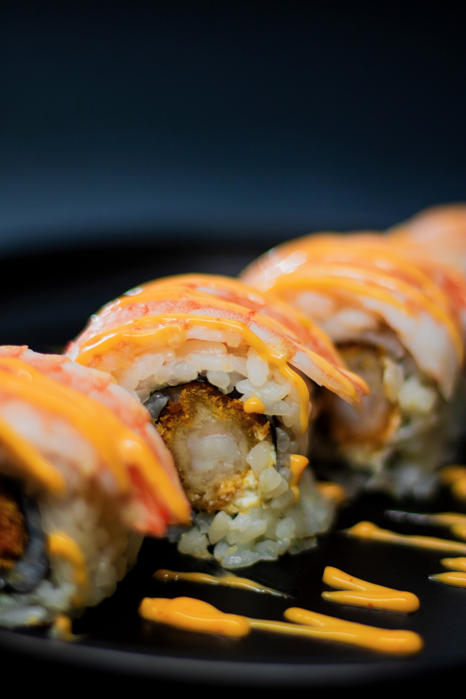 Double shrimp roll