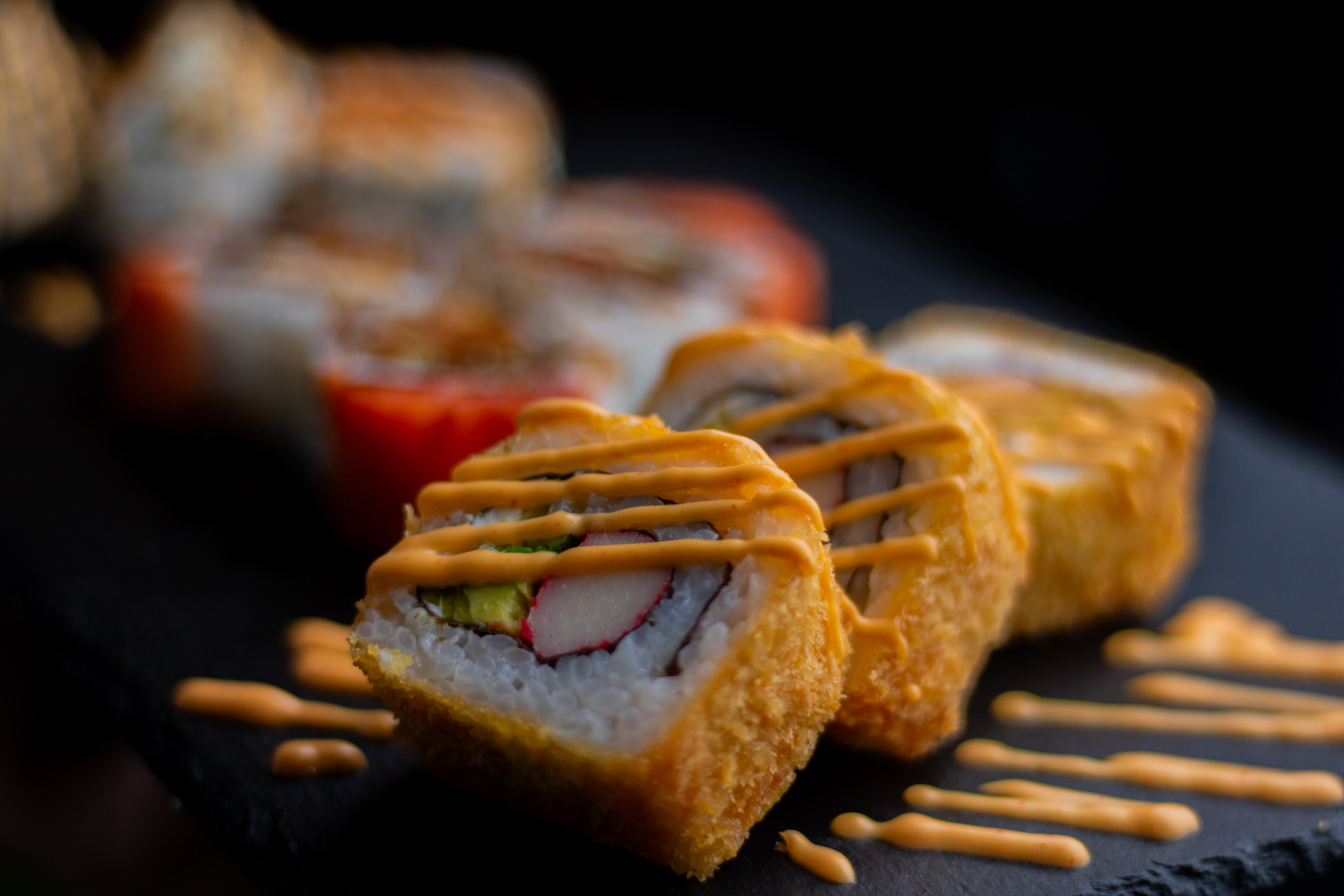 Fried California roll